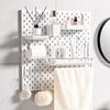 1/3Pcs Clamp-on Desk Hole Boards Strong Load-bearing Easy To Install No Drilling Versatile Hole Boards Space-saving Desk Organizer