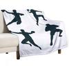 Handballspieler Silhouette Überwurfdecke Mode Sofas Luxusmarke Dünne Luxusdecken