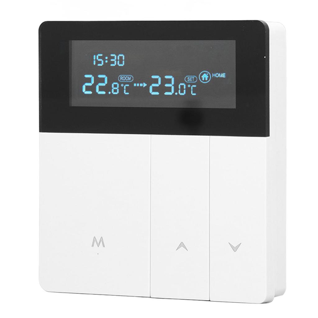 16A Smart Color Thermostat Programmable Smart Electric Heating Thermostat for Shopping Malls Hotels AC 90V‑240V