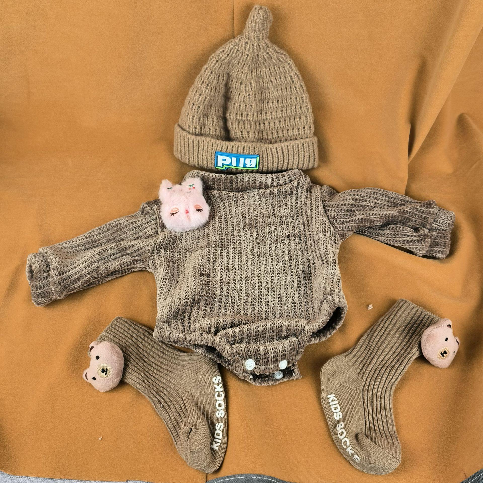 

55см Виниловая Кукла Реборн Одежда Туту 55cm кофейный