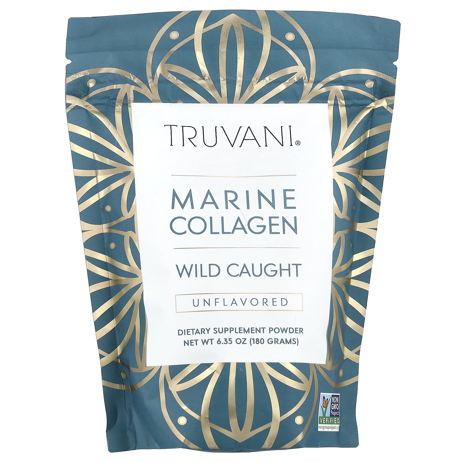 

Wild Marine Collagen, Unflavored, 180G(6.35Oz)