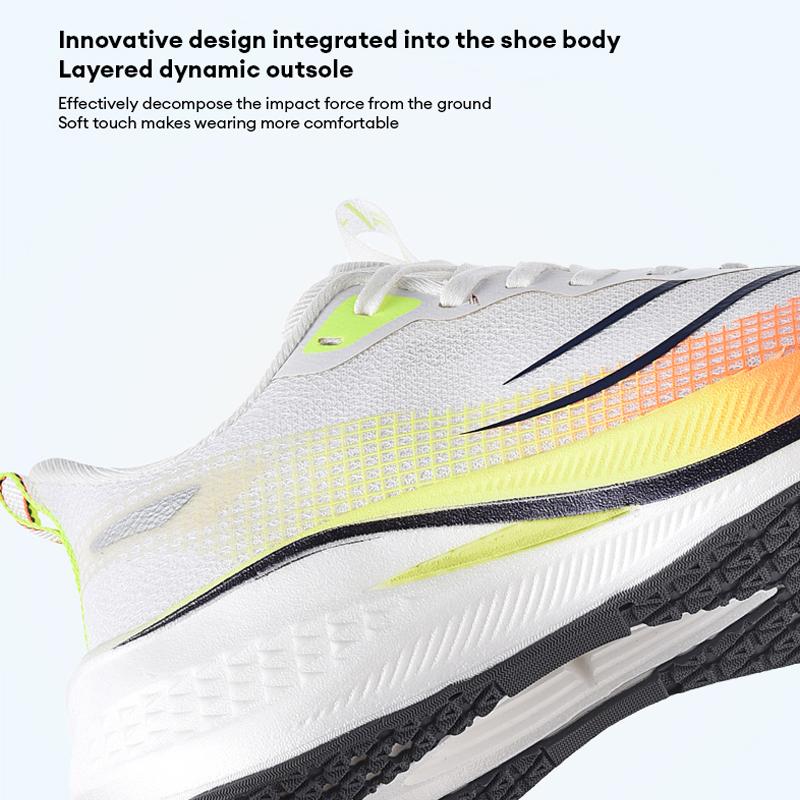 2025 New Women's Running Shoes Men's Breathable Lightweight Sneakers for Marathon Training Non-Slip Cushioning Sports Shoes