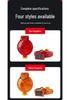 Solar Round Nighttime Strobe Warning Light for Road Construction