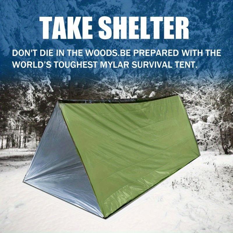 Emergency Tent, Durable, Cold Resistant,Rainproof,Very Suitable for Camping and Outdoor Activities,Camping Tent,Foldable Storage