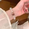 1Set Chinese Style Advanced Sense Rose Flower Beaded Bracelet For Women Girls Luxury High-End Vintage Bracelet Accessories Gifts