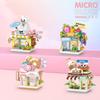 Adults Mini Building Blocks City View Blocks Candy Shop Model Puzzle Assembling Bricks DIY Home Decoration Toy for Kids Girl Gif