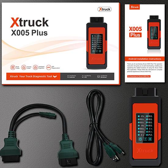 

Xtruck X005 plus Интеллектуальная диагностика постобработочная диагностика тип транспортного средства поддержка системы SHACMAN, SINOTRUCK, DongFeng, FAWDE красный