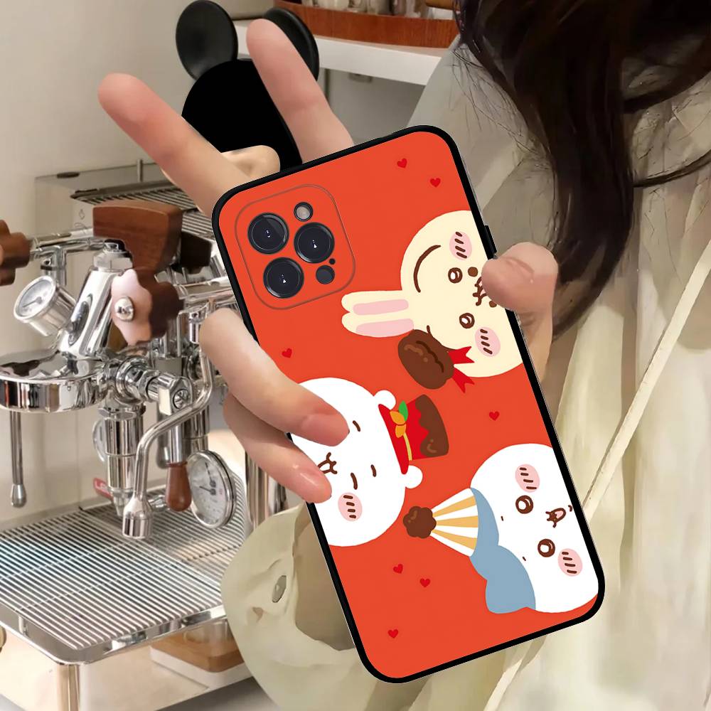 Cute C-chii-kawaS Phone Case For IPhone 16 11 12 13 14 15 17 Pro Max Plus 16E Silicone Cover