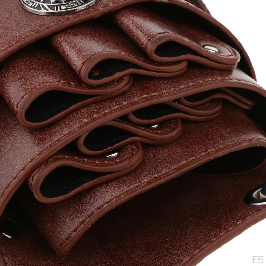 Leather Barber Hair Bag Hairdressing Pouch Case