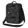 Chemistry Lunch Bag with Adjustable Shoulder Strap Reusable Thermal Bento Tote for Work Picnic Beach