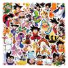 50/100pcs Japanese Anime Dragon Ball Stickers Cool Cartoon Son Goku Decals Laptop Phone Luggage Classic Manga Sticker Decoration