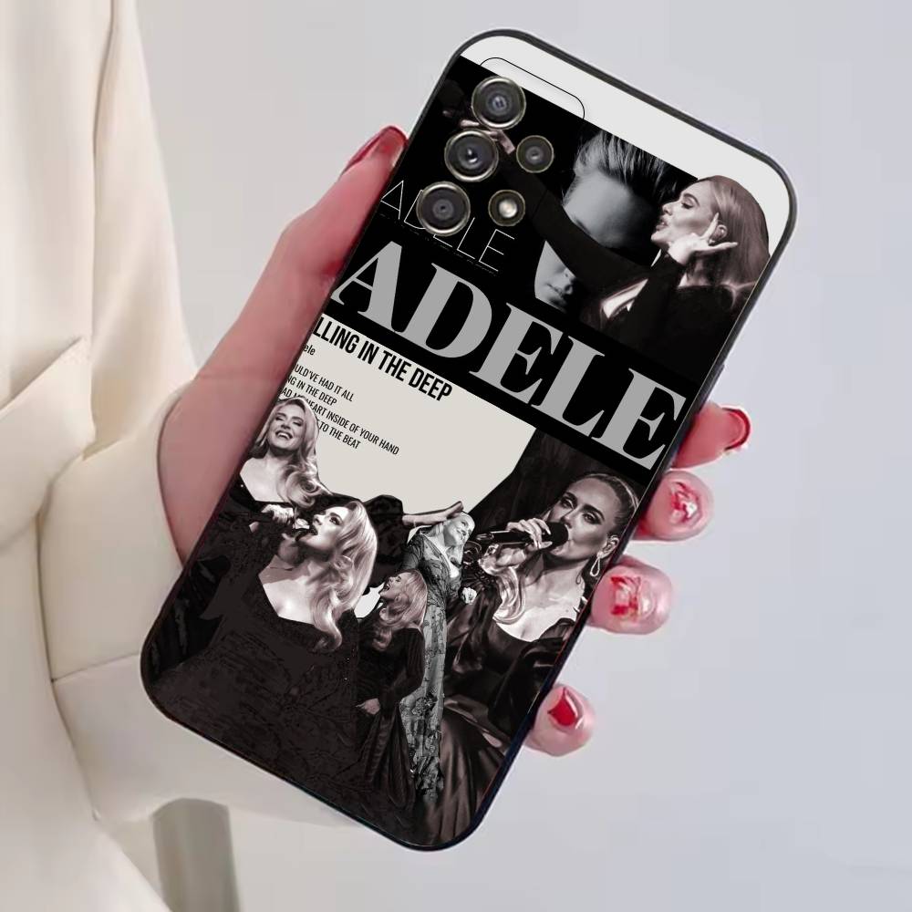 Singer A-Adele Phone Case For Samsung S25,S24,S21,S22,S23,S30,Ultra,S20,Plus,Fe,Lite,Note,10,Black Cover