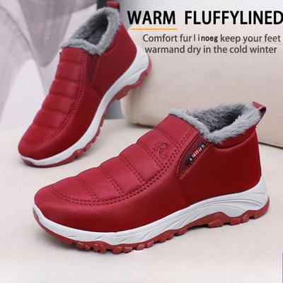 Männer und Frauen, Dicksohlige, Warme, Schneestiefel, Plüsch, Lässig, Baumwollschuhe, Frauen