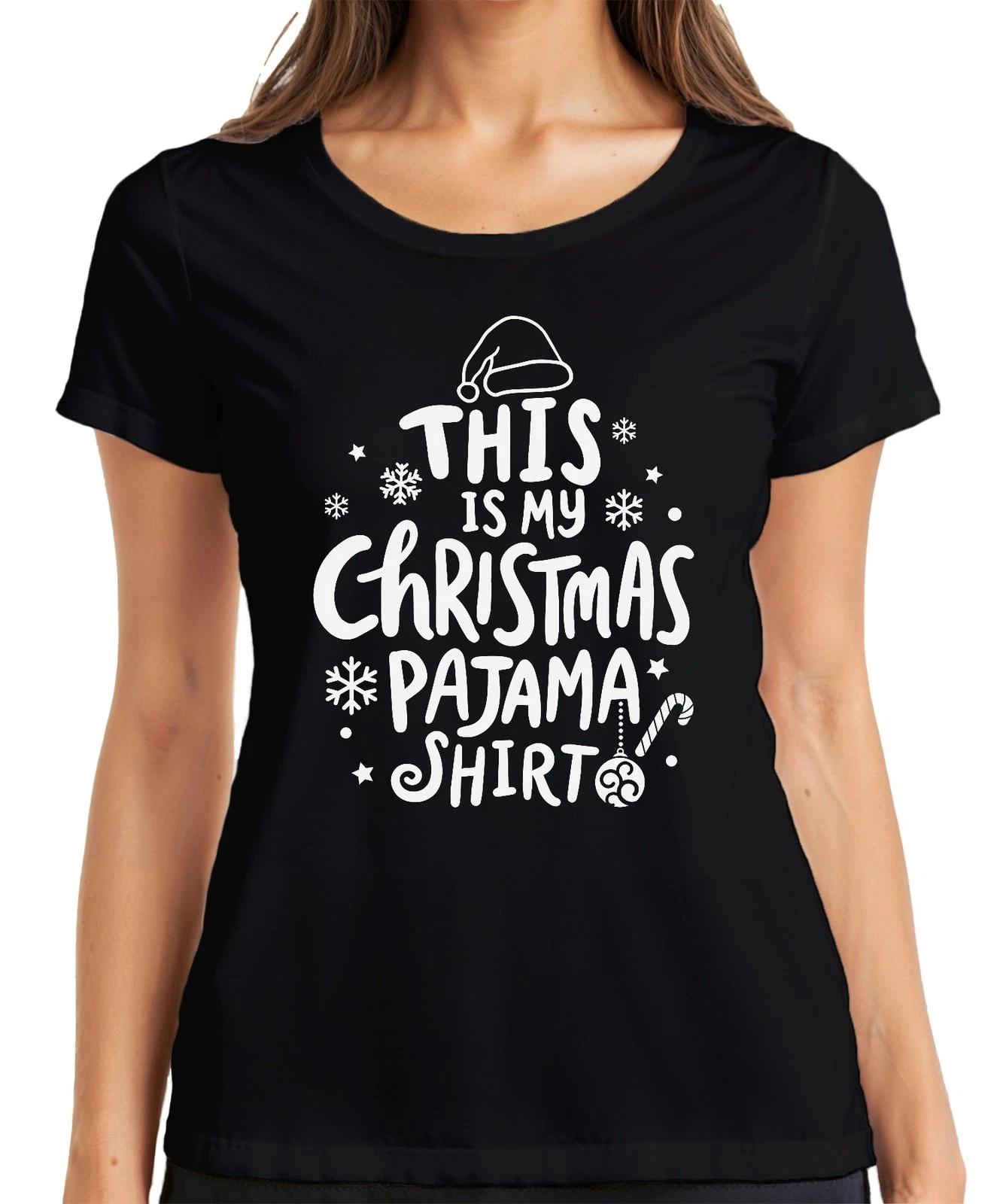 This is my Christmas Pajama Shirt Weiß Motiv - Weihnachten Xmas Christmas Damen XXXL