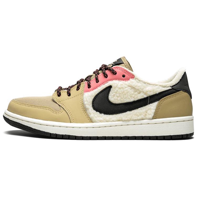 Air Jordan 1 Retro Low Fleece 'Parachute Beige' Women's AQ0828-200