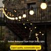Waterproof G50 Bulb String Lights for Outdoor Camping, Tent, Garden, Awning, and Courtyard Decor