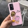 For Oppo A76 Case CPH2375 Fashion Cartoon Girls Cover For Oppo A96 Soft Silicone Case For Oppo A36 A 76 96 OppoA76 OppoA96 Shell
