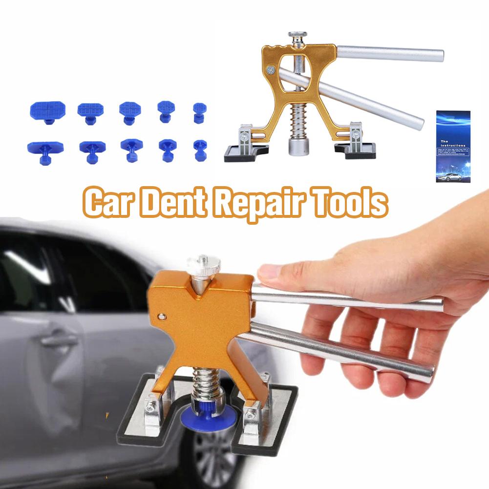 Car Dent Repair Puller Paintless Car Repair Tools Kit Auto Body Dent Repair Tool Kit For Car Body, Motorcycle, Refrigerator G0W5