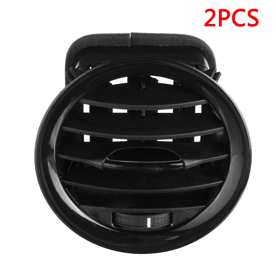 2PCS Black Interior Air Vent Grille Nozzle Cover For Vauxhall ADAM / CORSA D
