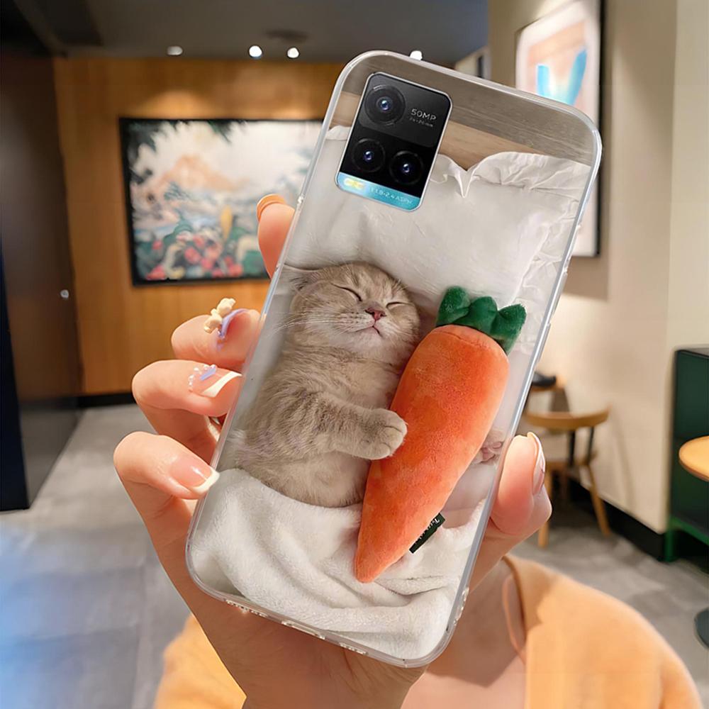 For Vivo Y21 2021 Y33S Phone Cover High Quality Silicone Case Funda For Vivo y33s y21 Y21s Back Cover Casing Protector Coque