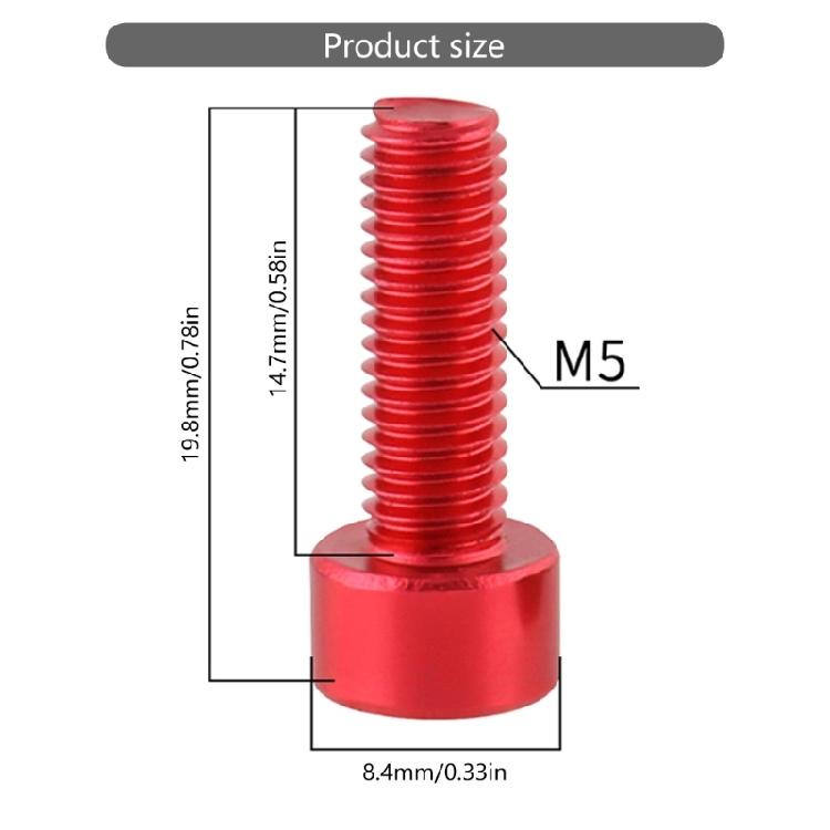 4pcs Heavy Type Bicycles Bottles Holder Bolt High Strength Bike Bottles Holder Bolt for Mountain Bike Enhancement
