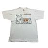 T-shirt Vintage The Cheddarheads Homme Taille L L Wisconsin Point Simple Usé