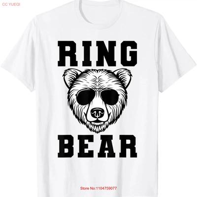 Ring Bear T Shirt  Vintage Washed Stretched Graphic Versatile Slightly Designer Clothes Casual Top For Everyday Wear Stylish