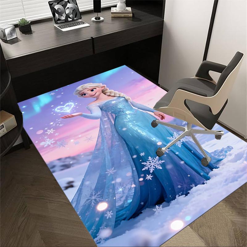 

1pc Elsa Frozen Carpet Office Rug Outdoor Mat Home Decor Area Carpet Festival Gift 60cm by 90cm