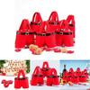 Santa Claus Pants Shaped Christmas Candy Gift Bag For Joyful Holiday Celebrations**