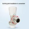 All-Copper 4-Point PPR Thermostatic Angle Valve for Radiator & Underfloor Heating