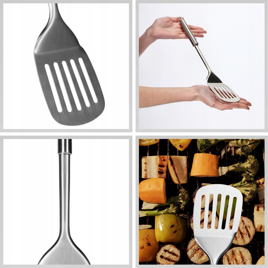 KADAX Spoon Spatula Kitchen For Meat Stainless Steel 35 Cm