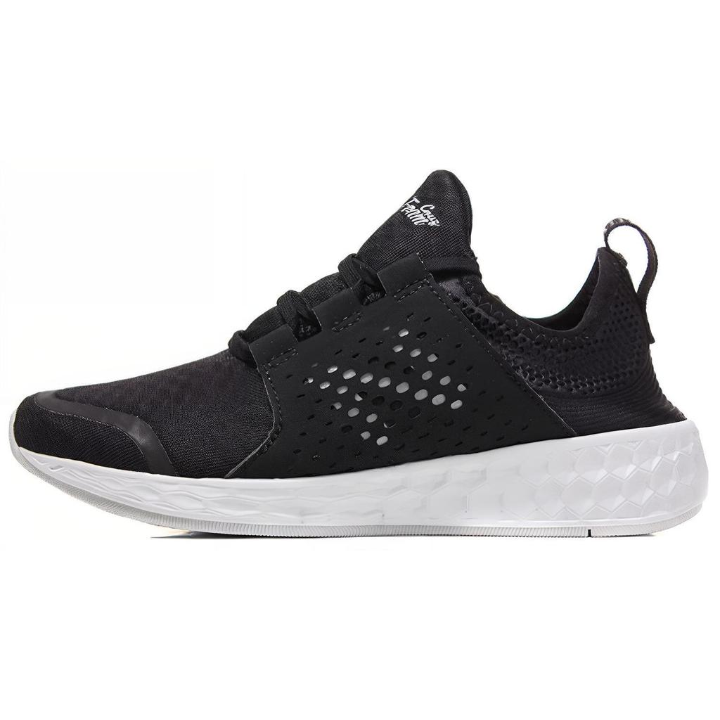 New Balance NB Cruz Comodo Versatile Tessuto Pelle Sintetica Basse Casual Scarpe da Corsa Donna sneaker Nero Bianco WCRUZBK
