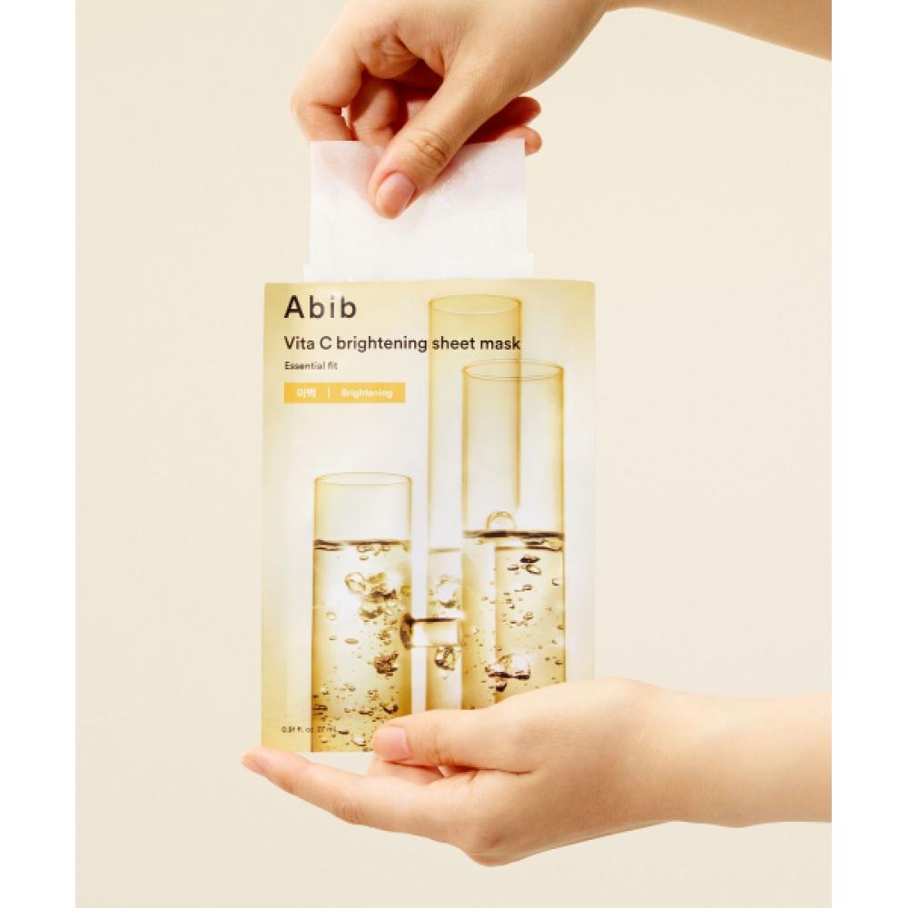 ABIB Vita C Whitening Sheet Mask Essential Fit 10 Sheets