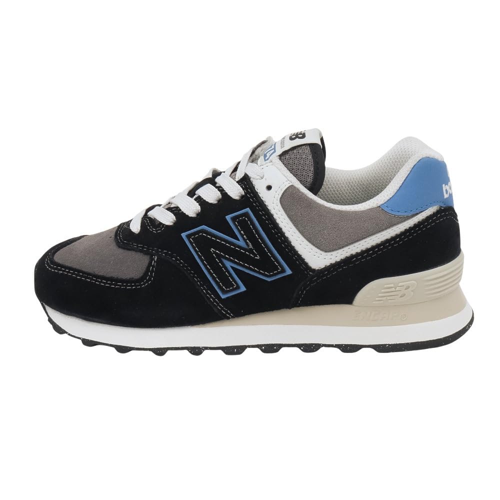 New Balance Sneakers 574 Black/Blue Agate U574QRB Width D 28.0cm
