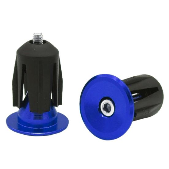 2Pcs  Aluminum Alloy Lightweight Rust-Proof Wear-resistant Handlebar End Plugs for Road Bike