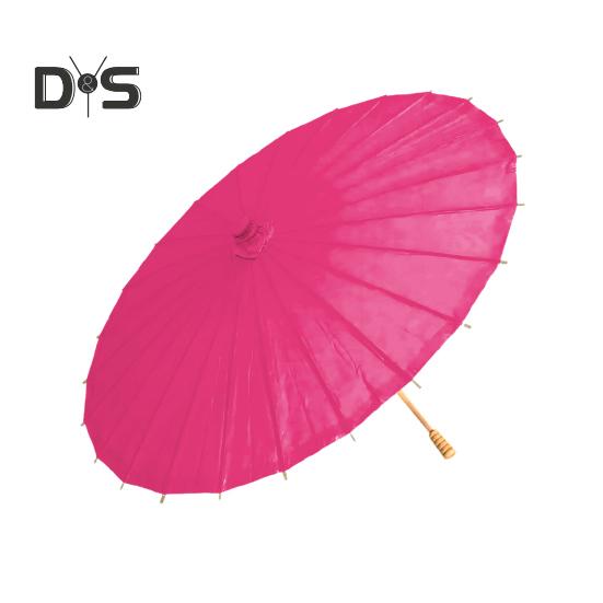 20/30/40/60/85CM Colorful Paper Umbrella Chinese Style DIY Crafts Decorative Oil-paper Painting Umbrella Bamboo Handle Oriental Parasol Party Favors