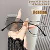 Anti Blue Light Sensitive Color Changing Presbyopia Glasses Hd Portable Glasses Hd Fashionable Full Frame Presbyopia Glasses 011