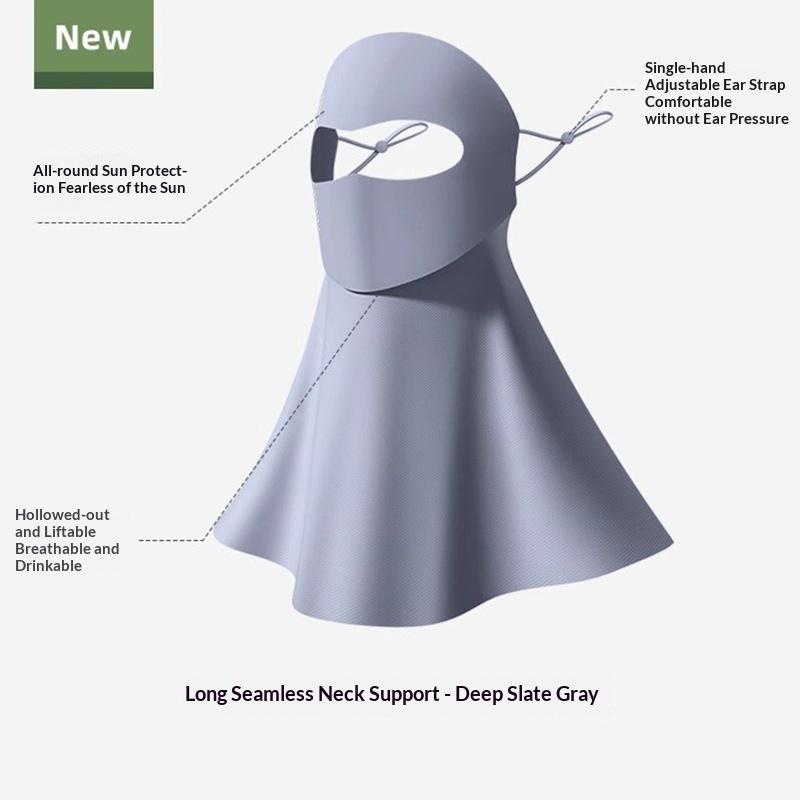 

Солнцезащитная маска для лица с козырьком-шляпой, регулируемая, с креплением на голове, дышащая, защита от ультрафиолета, для летних видов спорта на открытом воздухе A8