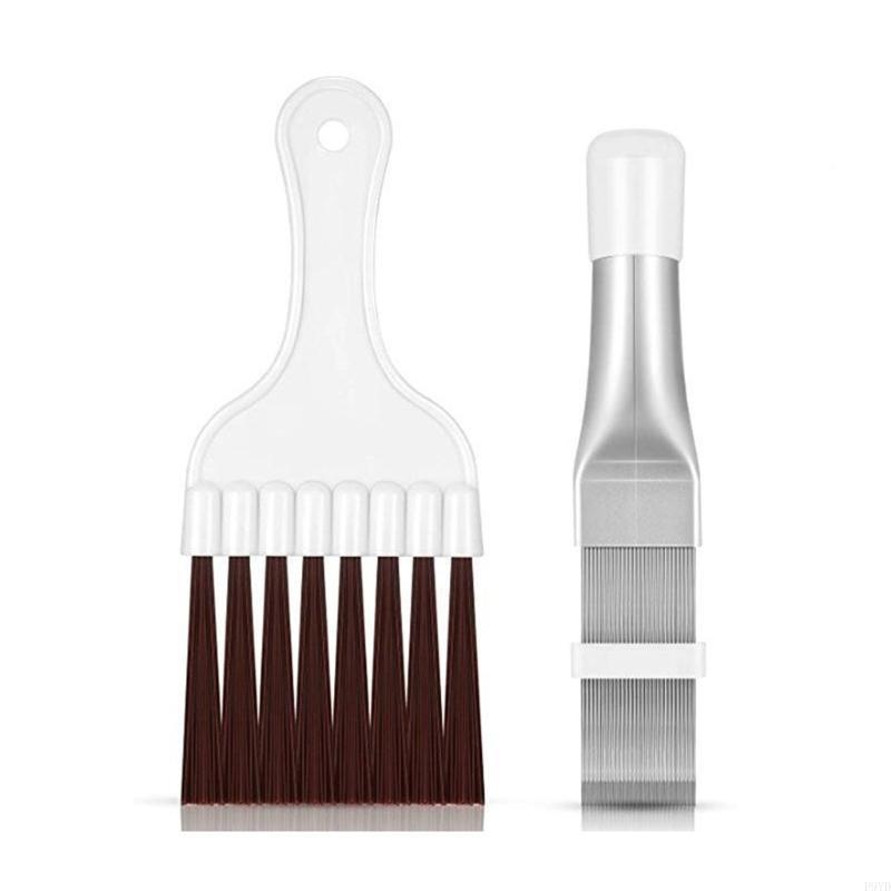 

6Pieces Air Conditioner Fin Cleaner Set Condenser Fin Straightener Brush Condenser Evaporator Radiator Repair Clean Set