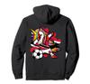Cute Dove Unicorn Trinidad and Tobago Soccer Fan Jersey Hoodie