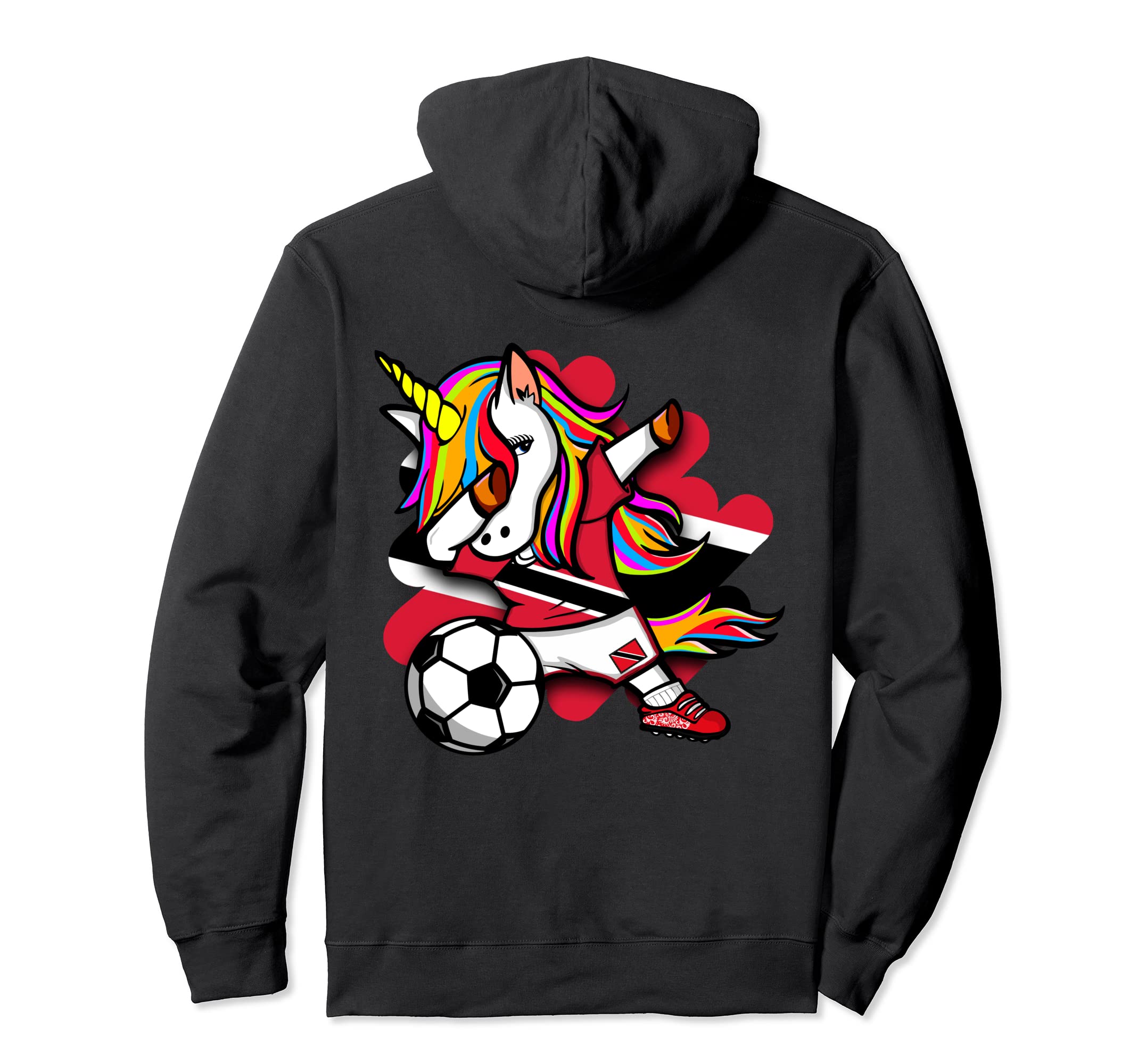 

Cute Dove Unicorn Trinidad and Tobago Soccer Fan Jersey Hoodie