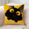 Shocked Cat Art Pillow Case Pillowcase Doublesided Printed Sofa Cushion Bedroom Headboard Pillow