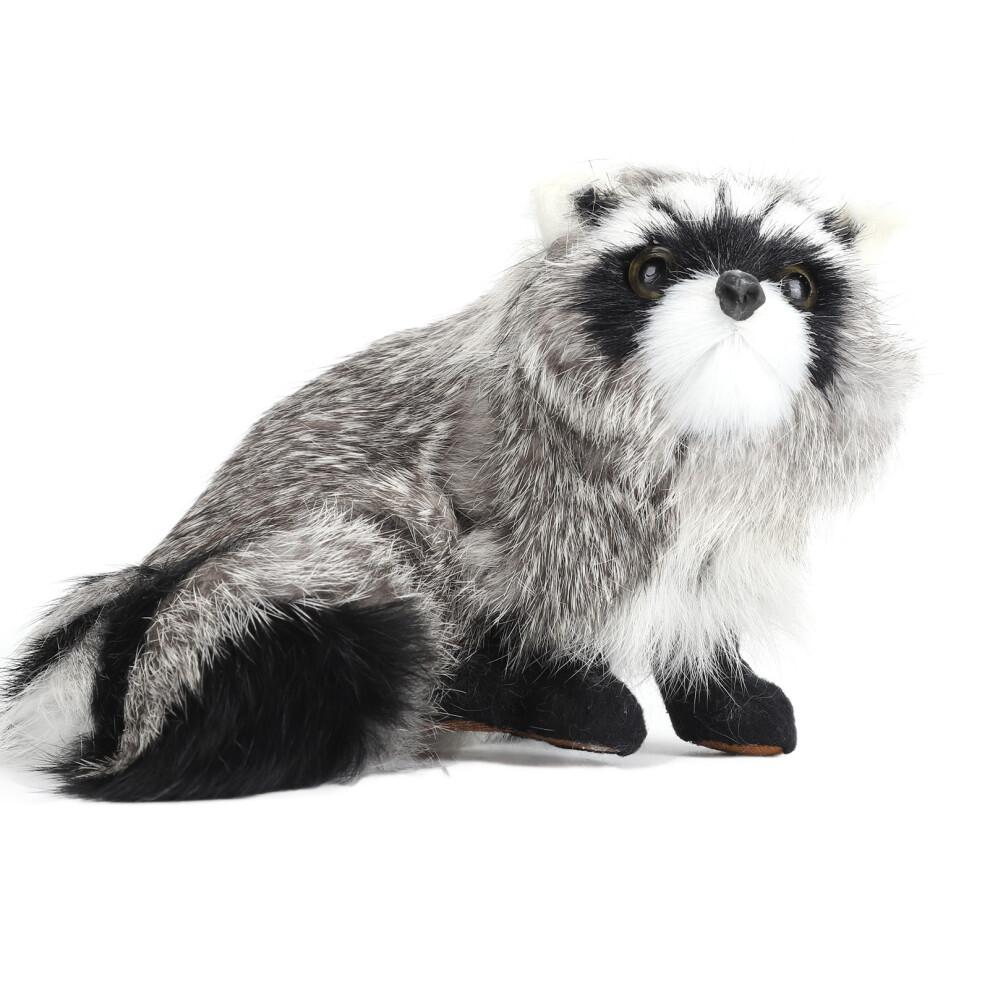 Raccoon Plush Toy Realistic Cute Soft Handmade Stuffed Animal Toy Plush Figure Home Decoration