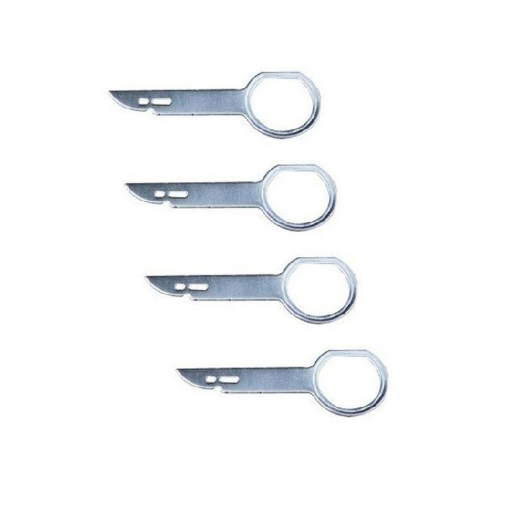 38 Pcs Vehicle Stereo Radio Release Removal Tools for Key Kit with Bag for Kenwo