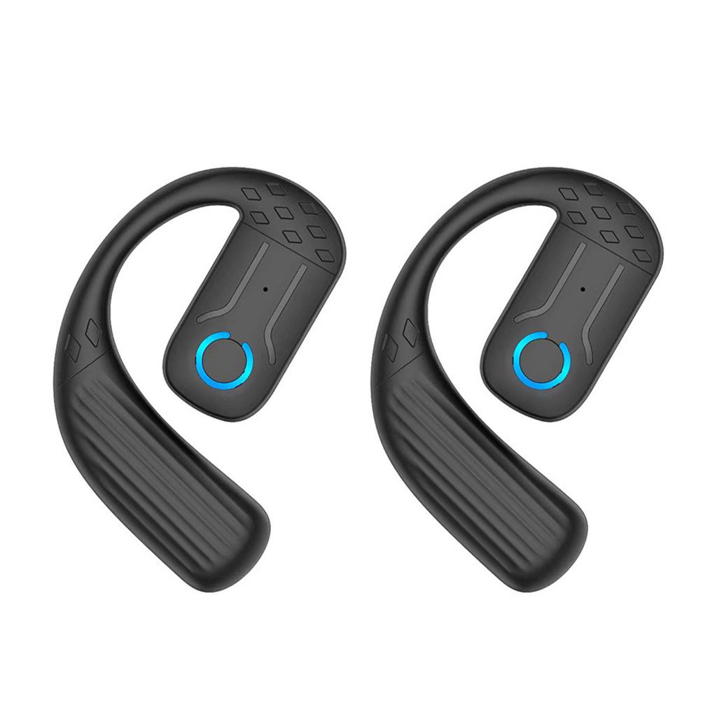 180° Rotating Hifi Stereo Waterproof Wireless Bluetooth Air Conduction Earphone Single Earhook Wear Noise Reduction Earbud With