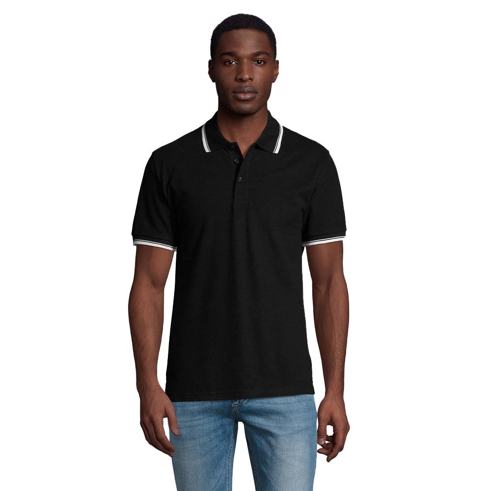 SOLS Mens Practice Contrast Polo Shirt