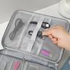 New Cable Storage Bag Waterproof Digital Electronic Organizer Portable USB Data Line Charger Plug Storage Bag Travel Cable-LJX