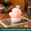 Festive Scented Candle: Christmas Gloves Ornament - Cute Holiday Gift for Healing Atmosphere