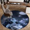 Ethereal Butterfly Fantasy Chair Mat   Round Carpet for Home Decor, Office, Living Room, Bedroom Gift0215b
