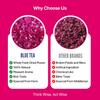 BLUE TEA - Rose Tea - 25gm - 25 Cups | SUPER ANTIOXIDANT | Natural Sun-Dried Petals | Herbal Tea - Flower Based | Vitamin - C Rich | For Bea